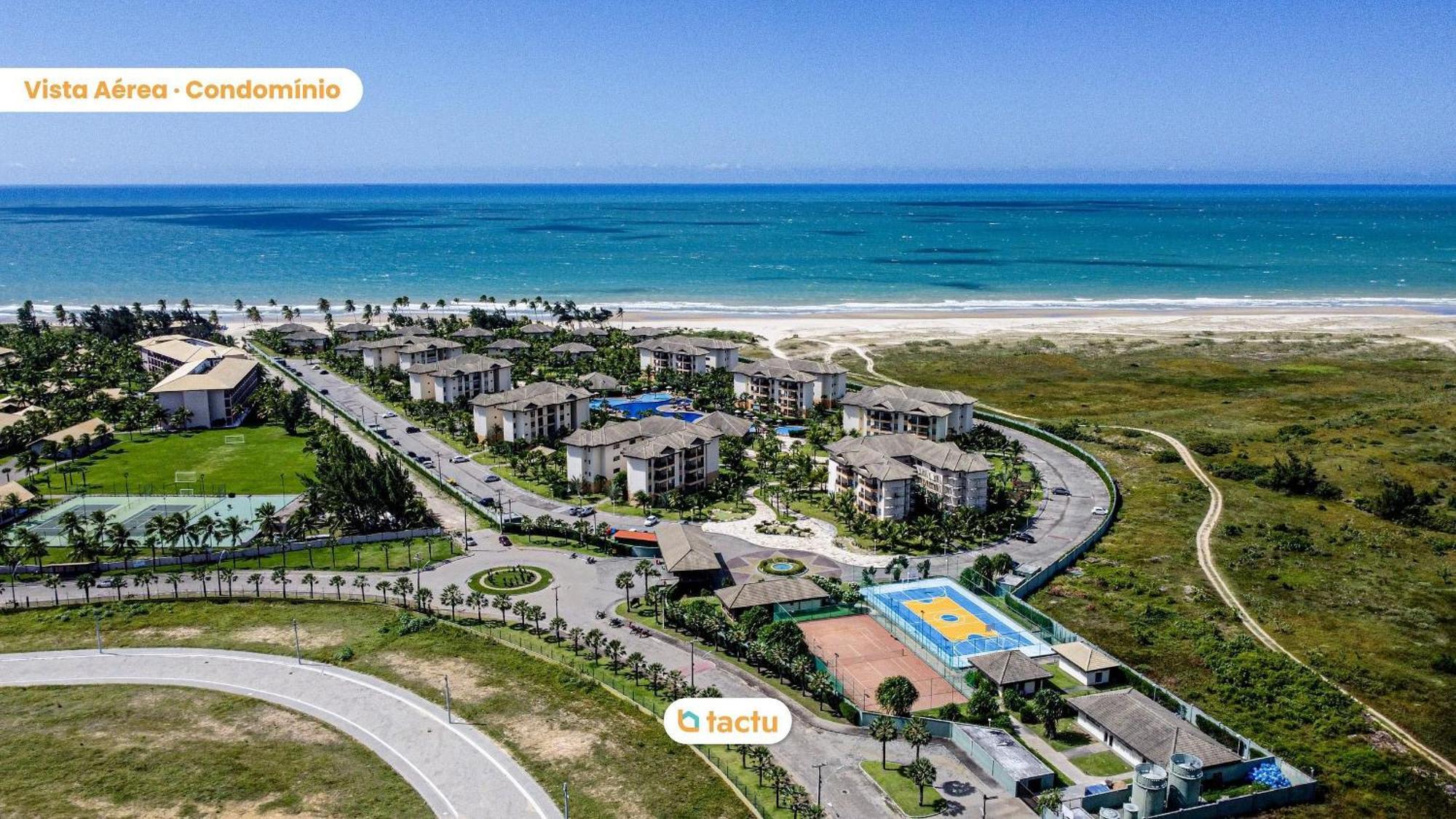 Bangalô térreo frente mar de 70 m2 com vista da praia no VG Sun Cumbuco por Tactu Exterior foto